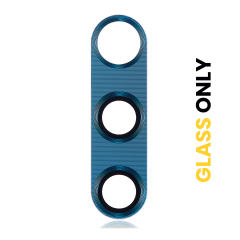 Back Camera Lens (Glass Only) With Adhesive Compatible For Motorola One Fusion Plus (XT2067 / 2020) (Deep Sapphire Blue)