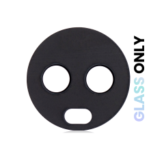 Back Camera Lens (Glass Only) Compatible For Motorola Moto Z3 / Z3 Play (XT1929 / 2018) (Genuine OEM) (Black)