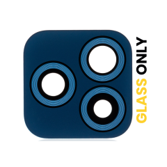 Back Camera Lens (Glass Only) With Adhesive Compatible For Motorola Moto G Play (XT2093 / 2021) (Misty Blue)