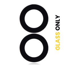 Back Camera Lens (Glass Only) With Adhesive Compatible For OnePlus 9R (All Colors) (2 Piece Set)
