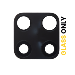 Back Camera Lens (Glass Only) With Adhesive Compatible For Xiaomi Redmi Note 9 Pro