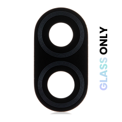 Back Camera Lens (Glass Only) Compatible For Motorola Moto E (XT2052 / 2020) (Genuine OEM) (Black)