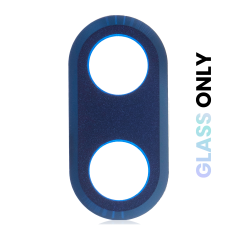 Back Camera Lens (Glass Only) With Adhesive Compatible For One Hyper (XT2027-1 / 2020) (Genuine OEM) (Deepsea Blue)