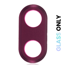 Back Camera Lens (Glass Only) With Adhesive Compatible For Motorola One Hyper (XT2027-1 / 2020) (Genuine OEM) (Fresh Orchid)