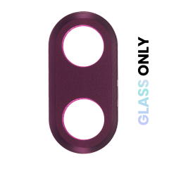 Back Camera Lens (Glass Only) With Adhesive For Motorola One Hyper (XT2027-1 / 2020) (Genuine OEM) (Dark Amber)