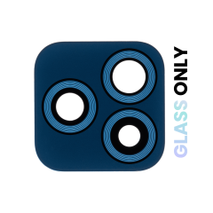 Back Camera Lens (Glass Only) With Adhesive Compatible For Motorola Moto G Play (XT2093 / 2021) (Genuine OEM) (Misty Blue)