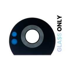 Back Camera Lens (Glass Only) For Motorola Moto Z2 Play (XT1710 / 2017) (Genuine OEM) (Black)