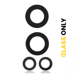 Back Camera Lens (Glass Only) With Adhesive For OnePlus 9R (3 Piece Set)