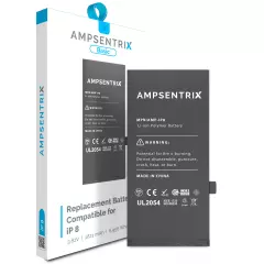 Replacement Battery Compatible For iPhone 8 (AmpSentrix Basic)
