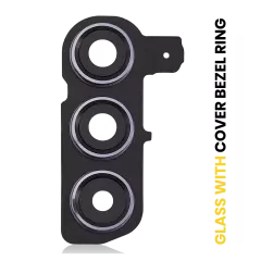 Back Camera Lens With Cover Bezel Ring For Samsung Galaxy S24 5G (Cobalt Violet)