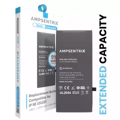 Replacement Battery Compatible For iPhone SE (2022) (AmpSentrix Basic Extended)