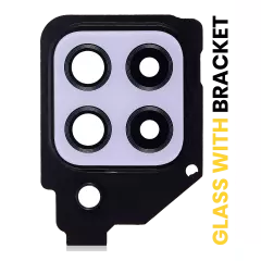 Back Camera Lens With Bracket Compatible For Samsung Galaxy A22 4G (A225 / 2021) (Violet)