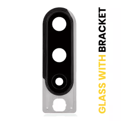 Back Camera Lens With Bracket Compatible For OnePlus 8 (Onyx Black)