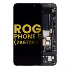 OLED Assembly With Frame For Asus ROG Phone 5 (ZS673KS) (Refurbished) (Phantom Black)