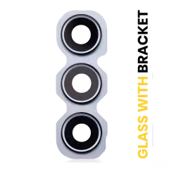 Back Camera Lens With Bracket Compatible For Samsung Galaxy A35 5G (A356 / 2024) (Iceblue)