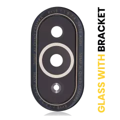 Back Camera Lens With Bracket Compatible For Huawei Nova 10 Pro (Black)