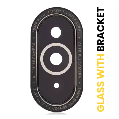 Back Camera Lens With Bracket Compatible For Huawei Nova 10 (Black)