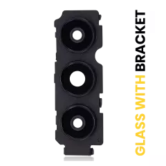 Back Camera Lens With Bracket Compatible For Samsung Galaxy A04S (A047 / 2022) (Black)