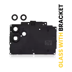 Back Camera Lens With Bracket Compatible For Samsung Galaxy A04 (A045 / 2022) (Black)