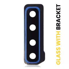 Back Camera Lens With Bracket Compatible For Samsung Galaxy A9 (A920 / 2018) (Lemonade Blue)