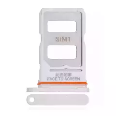 Sim Card Tray Compatible For Xiaomi Redmi Note 13R Pro (White)