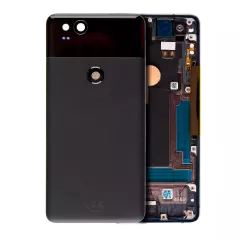 Back Housing Compatible For Google Pixel 2 (Genuine OEM) (Black)