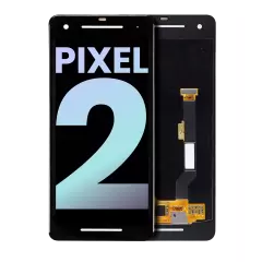 OLED Assembly Without Frame Compatible For Google Pixel 2 (Genuine OEM) (Black)