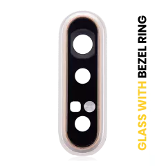 Back Camera Lens With Bracket / Bezel Compatible For Samsung Galaxy A80 (A805 / 2019) (Angel Gold)