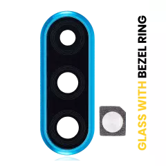 Back Camera Lens With Bezel Ring Compatible For Huawei P30 Lite (Peacock Blue) (4GB RAM)