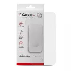Casper Pro Tempered Glass Compatible For iPhone 16 Pro Max (Retail Pack) (Clear)