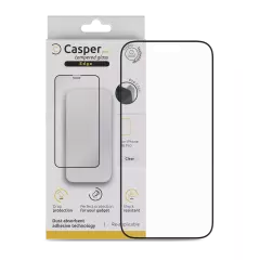 Casper Pro Edge Tempered Glass For iPhone 16 Pro / 17 / 17 Pro (Retail Pack) (Clear)