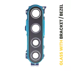 Back Camera Lens With Bracket / Bezel Compatible For Xiaomi Redmi Note 8 (Neptune Blue)