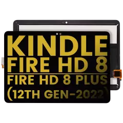 LCD Assembly Without Frame For Amazon Kindle Fire HD 8 (12th Gen, 2022) / HD 8 Plus (12th Gen, 2022) (Refurbished) (All Colors)