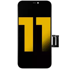 LCD Assembly With Steel Plate Pre-Installed Compatible For iPhone 11 (Premium)