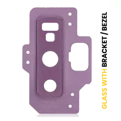 Back Camera Lens With Bracket / Bezel For Samsung Galaxy Note 9 (Lavender Purple)