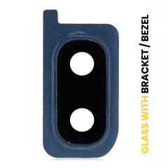 Back Camera Lens With Bracket / Bezel Compatible For Samsung Galaxy A20 (A205 / 2019) (Deep Blue)