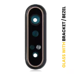 Back Camera Lens With Bracket / Bezel Compatible For Samsung Galaxy A80 (A805 / 2019) (Phantom Black)