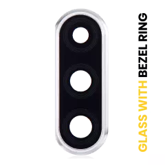 Back Camera Lens With Bezel Ring Compatible For Huawei P30 Lite (Pearl White) (4GB RAM)