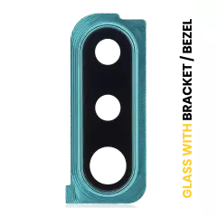Back Camera Lens With Bracket / Bezel Compatible For Samsung Galaxy A30s (A307 / 2019) (Green)
