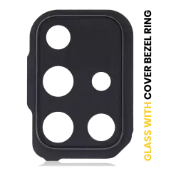 Back Camera Lens With Cover Bezel Ring Compatible For Samsung Galaxy A71 5G (A716 / 2020) (All Colors)