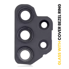 Back Camera Lens With Cover Bezel Ring Compatible For Samsung Galaxy A32 (A325 / 2021) (All Colors)