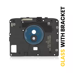 Back Camera Lens With Bracket Compatible For Motorola Moto G7 Power (XT1955 / 2019) (Ceramic Blue) (US Version)