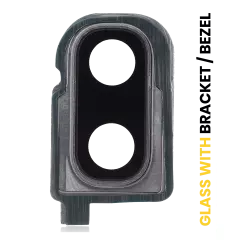 Back Camera Lens With Bracket / Bezel Compatible For Samsung Galaxy Z Flip (F700) (Gray）