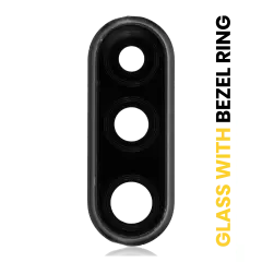 Back Camera Lens With Bezel Ring Compatible For Huawei P30 Lite (Midnight Black) (6GB RAM)