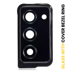 Back Camera Lens With Cover Bezel Ring For Samsung Galaxy Z Fold 2 5G (F916) (Mystic Black)