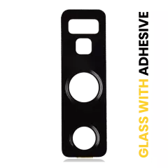 Back Camera Lens With Adhesive For Samsung Galaxy Note 9 (10 Pack) (Midnight Black)