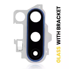 Back Camera Lens With Bracket Compatible For OnePlus 8 Pro (Ultramarine Blue)