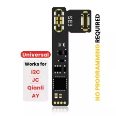 Pre-Programmed Universal Battery Tag-On Flex (Soldering Not Required) Compatible For IPhone SE (2022) (AmpSentrix) (Compatible With I2C, JCID, Qianli)