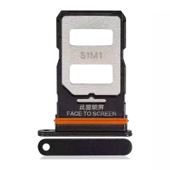 Sim Card Tray Compatible For Xiaomi Redmi Note 12 Pro Speed (Black) / Poco X5 Pro 5G