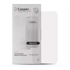 Casper Pro Tempered Glass Compatible For iPhone 12 Pro Max (Case Friendly) (10 Pack) (Clear)